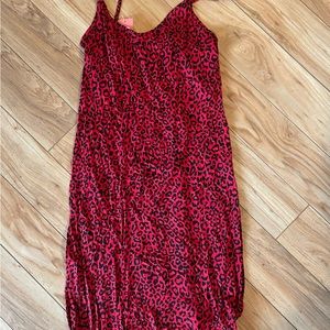 Boohoo leopard print dress